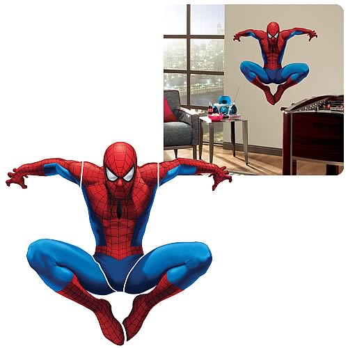figurka spider man, naklejka spider man, gadżety filmowe, bohaterowie filmowi