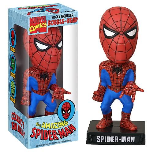 figurka spider man, naklejka spider man, gadżety filmowe, bohaterowie filmowi